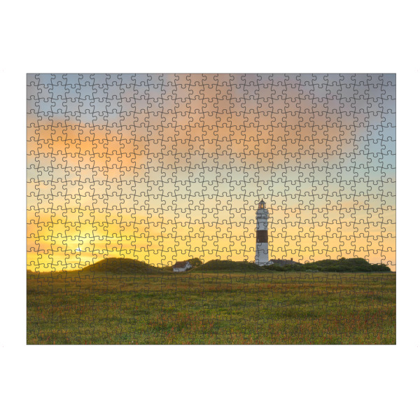 Puzzle Ravensburger "Sylt Leuchtturm Langer Christian" artboxONE - Natur,Reise,Architektur