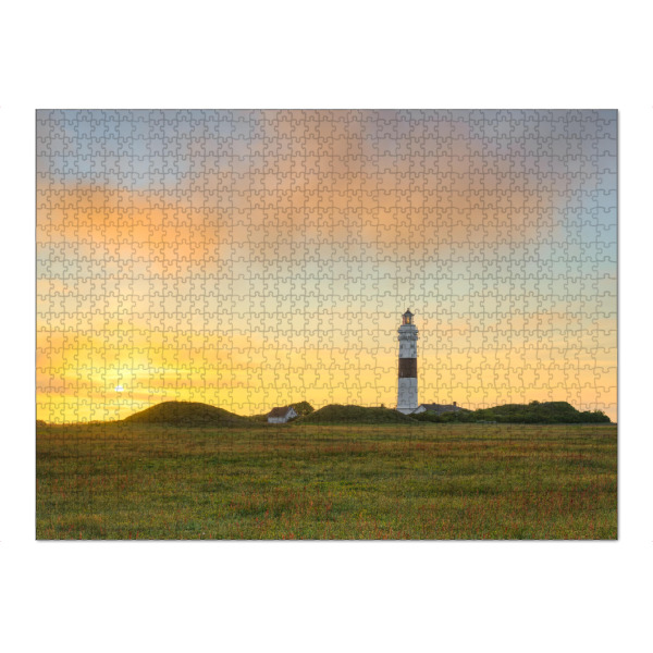 Puzzle Ravensburger "Sylt Leuchtturm Langer Christian" artboxONE - Natur,Reise,Architektur
