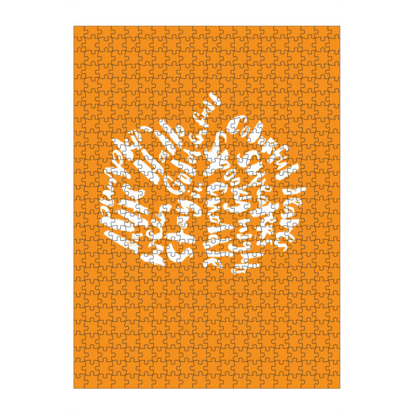 artboxONE Puzzle "Kürbis Halloween Herbst" artboxONE - Typografie - Halloween,Herbst,Schrift,Kürbis,Typografie,Lettering,Saisonal