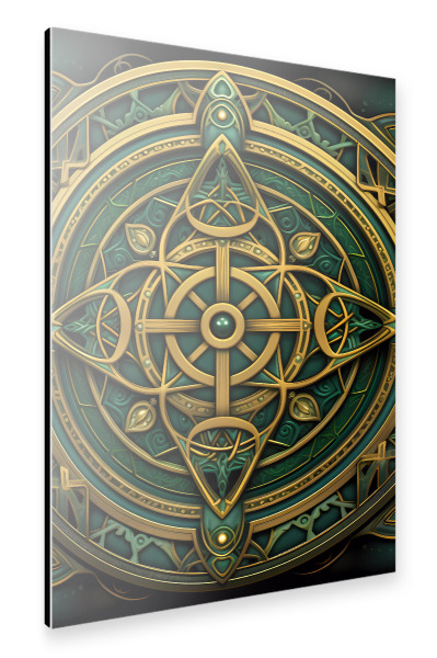 Alu-Dibond "Mandala - Keltisch - Lachlan" 30x20 cm artboxONE