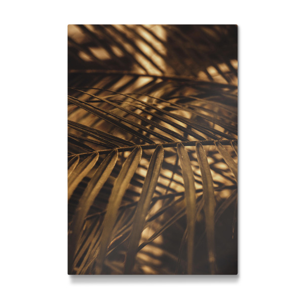 Galerie-Print "Goldene Palmblätter I" 30x20 cm artboxONE