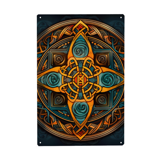 Holzbild "Mandala - Keltisch - Siobhan" artboxONE - Natur,Abstrakt