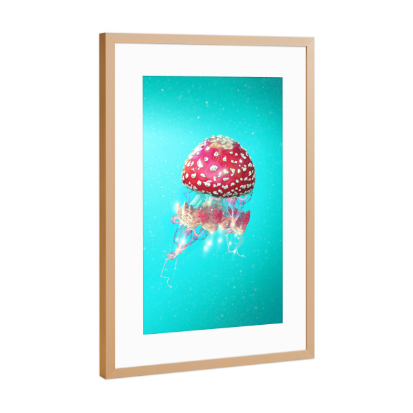 Poster mit Rahmen Kupfer "Halluzination" artboxONE - Natur,Tiere,Reise / Strand und Meer