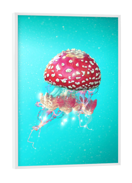Poster mit weißem Rahmen "Halluzination" artboxONE - Natur,Tiere,Reise / Strand und Meer