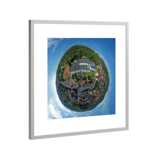 Poster mit Rahmen Silber "MeeresAquarium Zella-Mehlis 30m" artboxONE - Städte,Natur,Reise,Architektur,Städte / Weitere