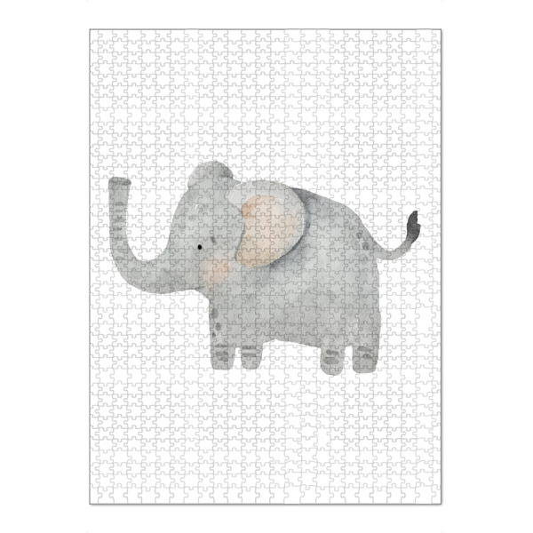 Puzzle Ravensburger "Aquarell-Elefant-Design" artboxONE - Für Kinder,Tiere