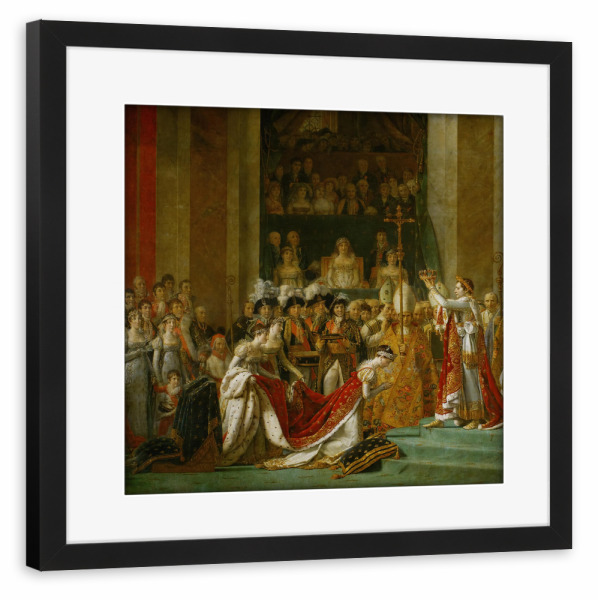 Poster mit Rahmen schwarz "Krönung Napoleons" artboxONE - Reise,Menschen,Städte / Paris,Für Papa,Männer