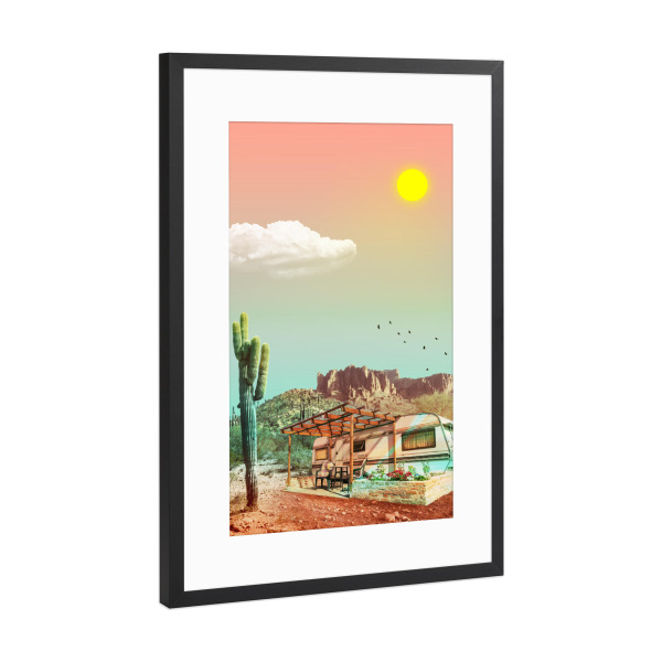 Poster mit Rahmen Schwarz (Metallic) "Day Dream" artboxONE - Natur,Reise,Fiktion