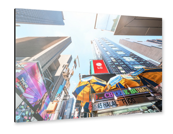 Alu-Dibond "New Yorker Straßenansicht" 30x20 cm artboxONE