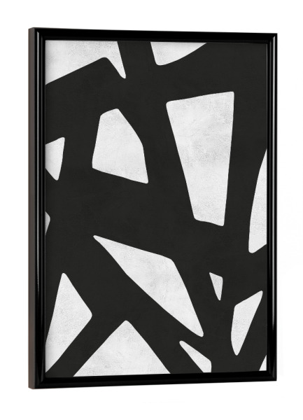 Poster mit schwarzem Rahmen "Expressionist traits C" artboxONE - Abstrakt