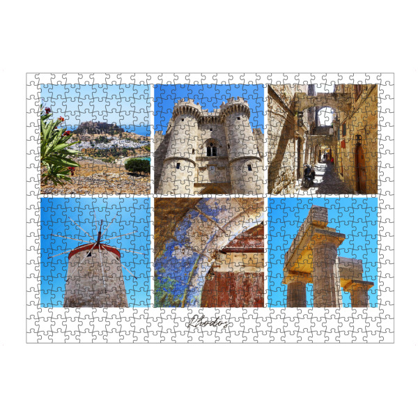 artboxONE Puzzle "Rhodos @ Greece" artboxONE - Reise,Architektur,Reise / Strand und Meer,Reise / Länder