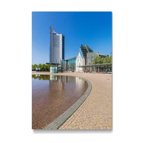 Galerie-Print "Platzu, Wasser, Gebäude" 30x20 cm artboxONE