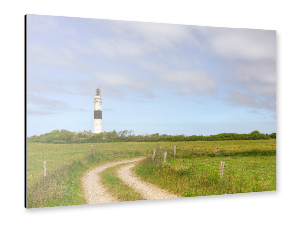 Alu-Dibond "Leuchtturm Langer Christian Sylt" 30x20 cm artboxONE