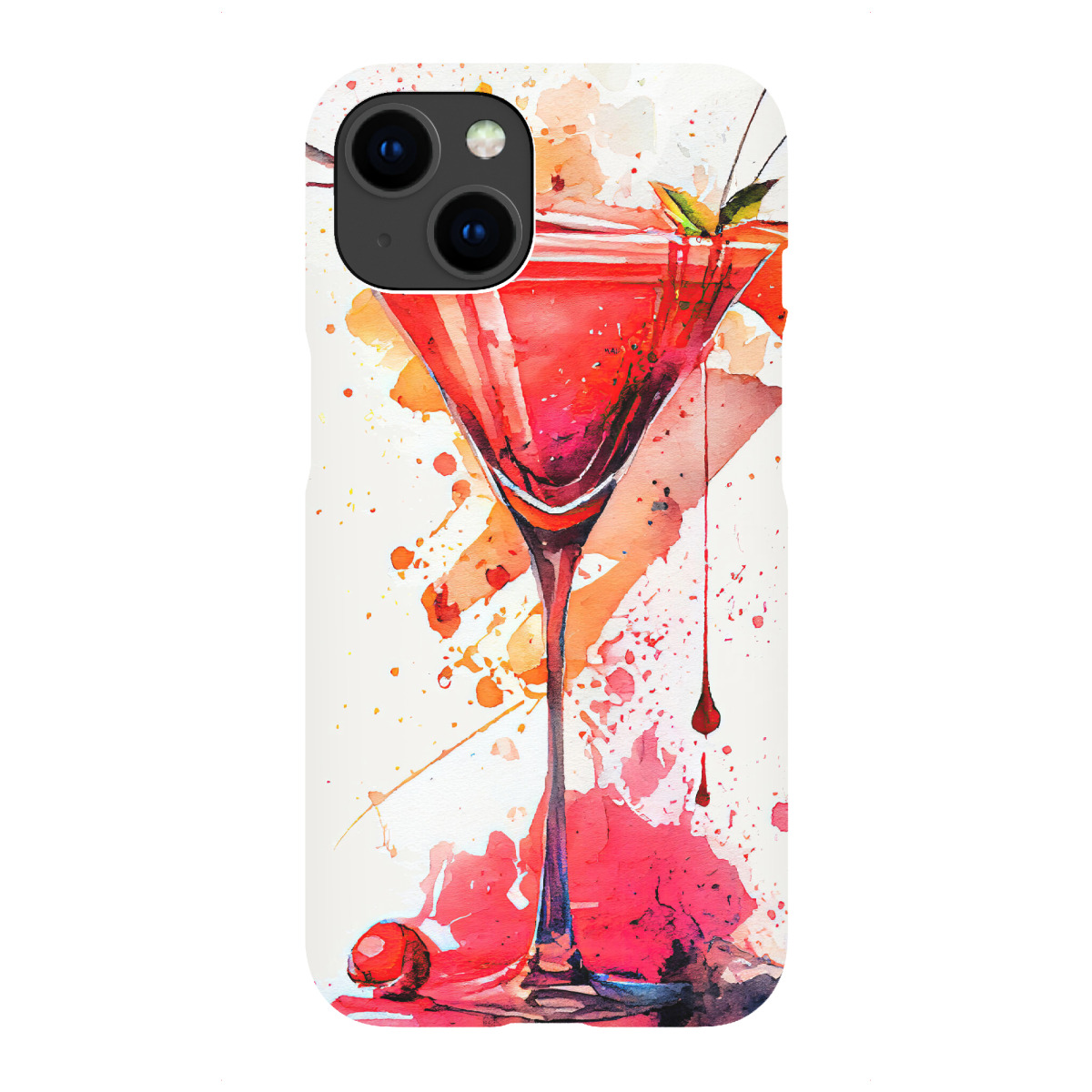 iPhone "Feuriges Sunset-Getränk" Premium-Case Handyhülle artboxONE