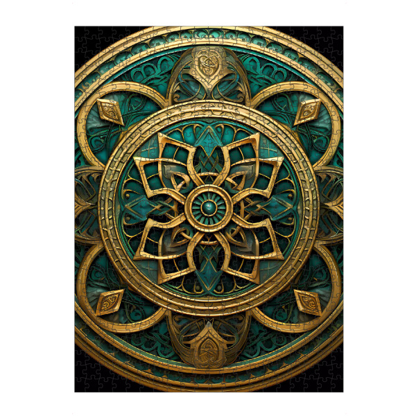 Puzzle Ravensburger "Mandala - Keltisch - Grainne" artboxONE - Natur,Abstrakt