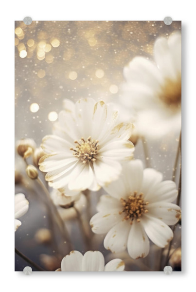 Acrylglasbild "Pastel Flowers (Three)" artboxONE - Natur,Floral,Für Mama