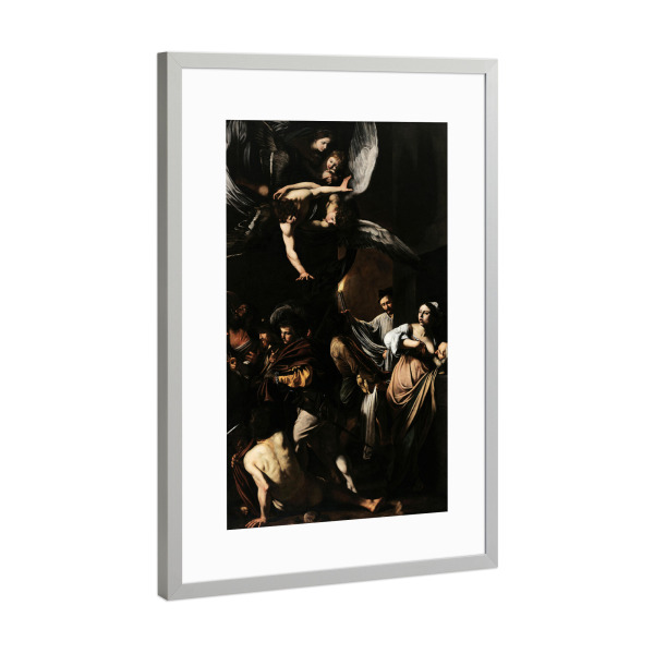 Poster mit Rahmen Silber "Sieben Werke der Barmherzigkeit" artboxONE - Natur,Städte / Weitere,Für Mama,Für Papa,Männer