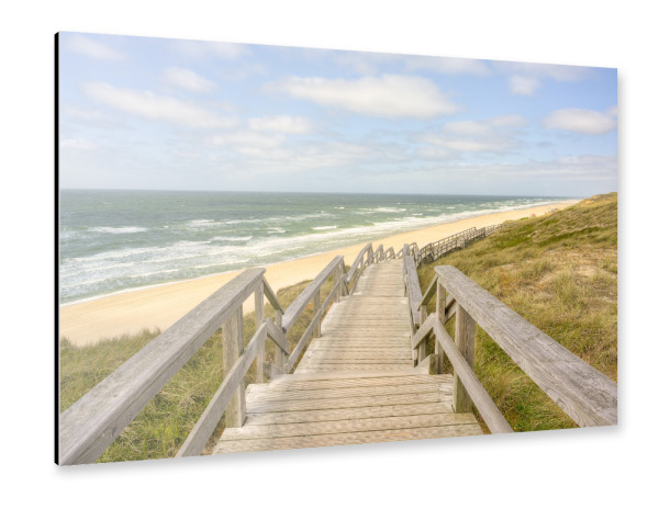Alu-Dibond "Sylt Weg zum Strand" 30x20 cm artboxONE