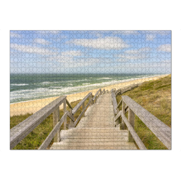 Puzzle Ravensburger "Sylt Weg zum Strand" artboxONE - Natur,Reise,Reise / Strand und Meer