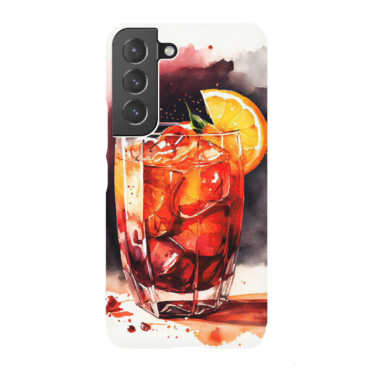 "Rubinroter Sonnenuntergangsdrink"für Samsung Galaxy - Premium-Case Handyhülle artboxONE