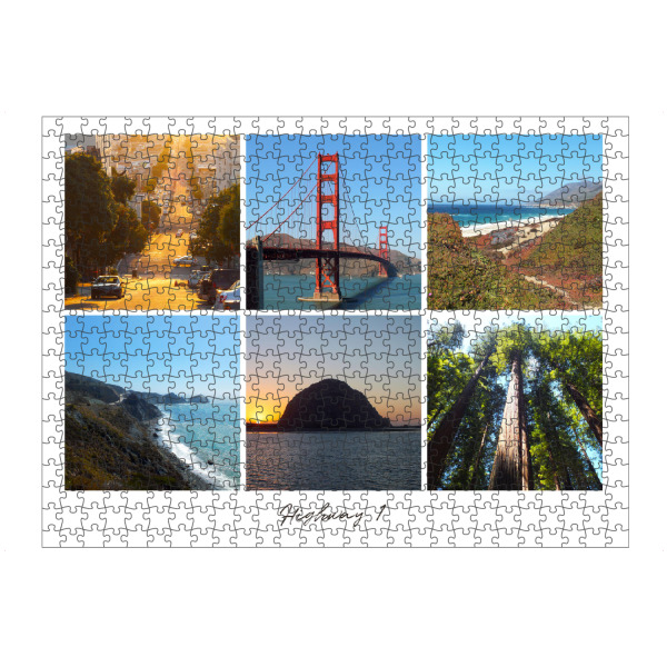 artboxONE Puzzle "The California Highway" artboxONE - Reise,Reise / Länder,Städte / San Francisco