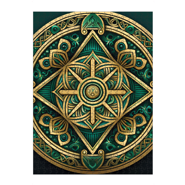 Puzzle Ravensburger "Mandala - Keltisch - Niamh" artboxONE - Natur,Abstrakt