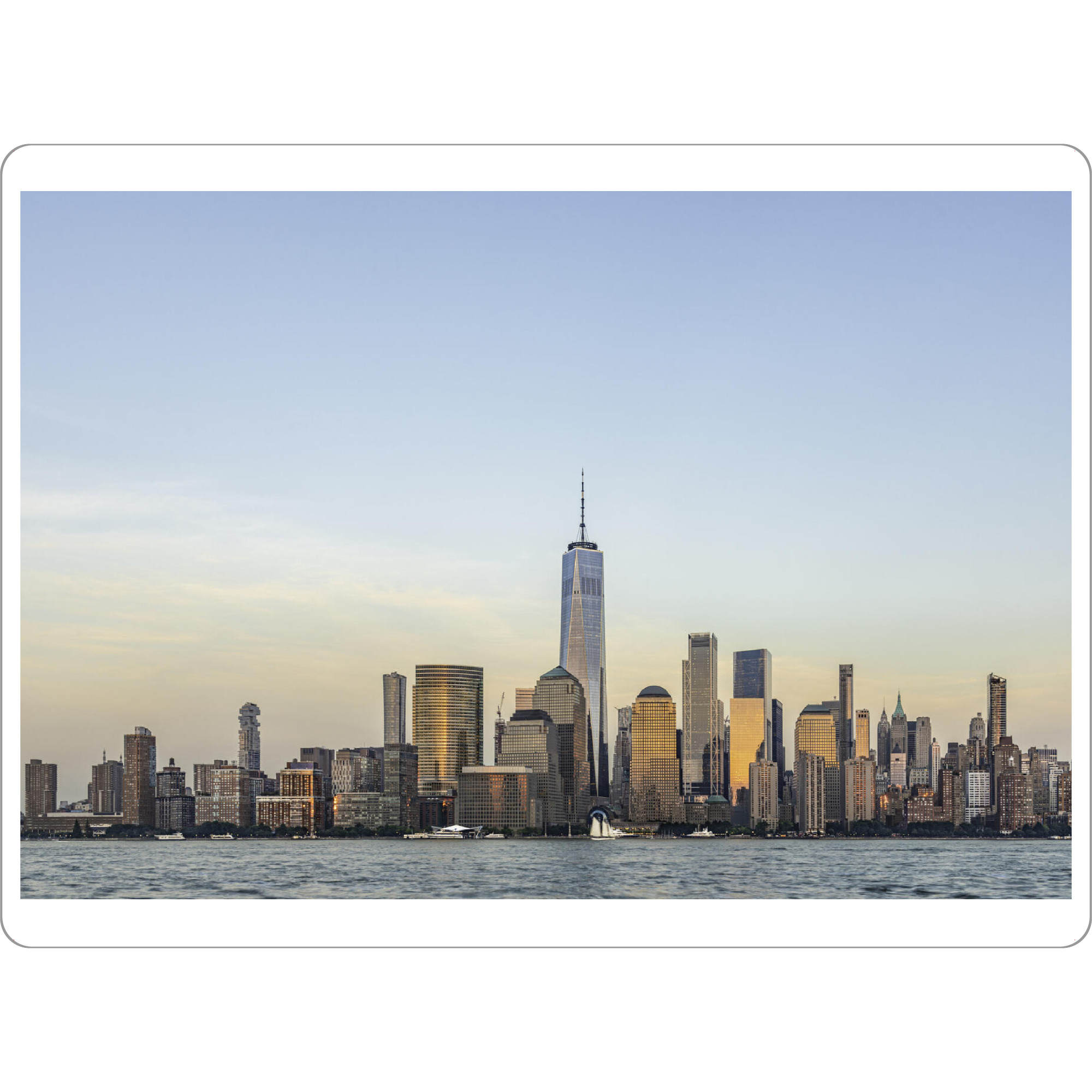 Tischset "Panorama new york" artboxONE - Städte / New York,Architektur,Reise / Länder