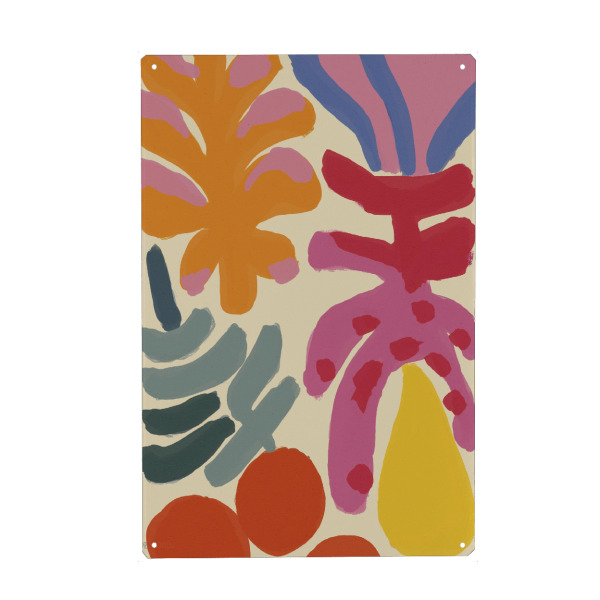 Holzbild "Happy Summer (Five)" artboxONE - Floral,Abstrakt,Für Mama