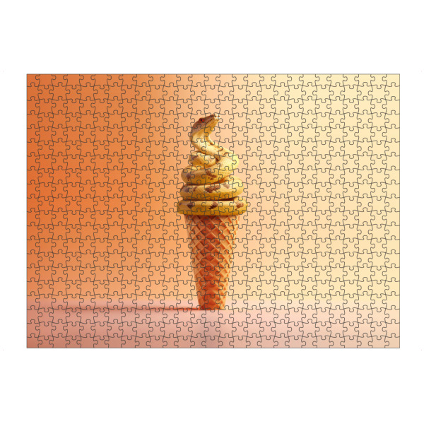 artboxONE Puzzle "Schlangeneis" artboxONE - Tiere,Essen & Trinken,Lustig