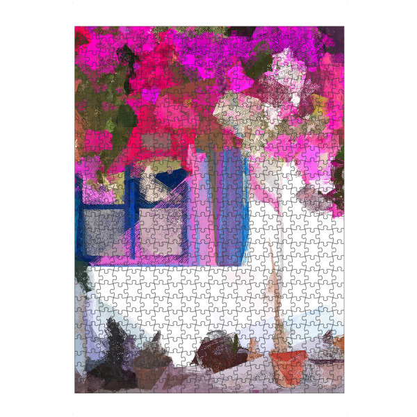 Puzzle Ravensburger "Die Blüte steht vor der Tür" artboxONE - Architektur