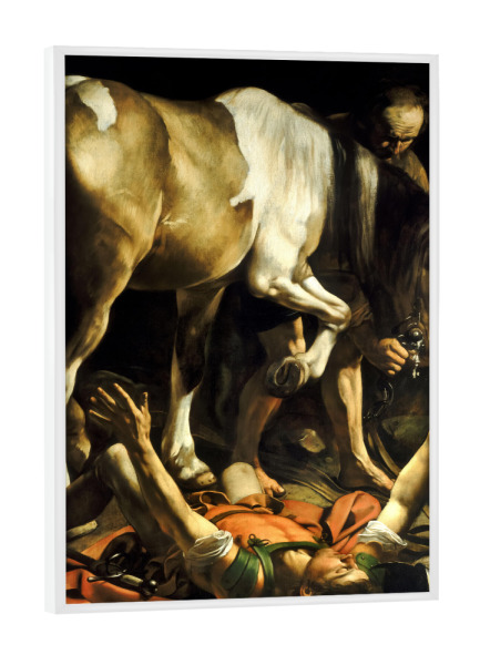 Poster mit weißem Rahmen "Conversion on the Way to Damascus" artboxONE - Reise,Menschen,Für Mama,Für Papa,Männer