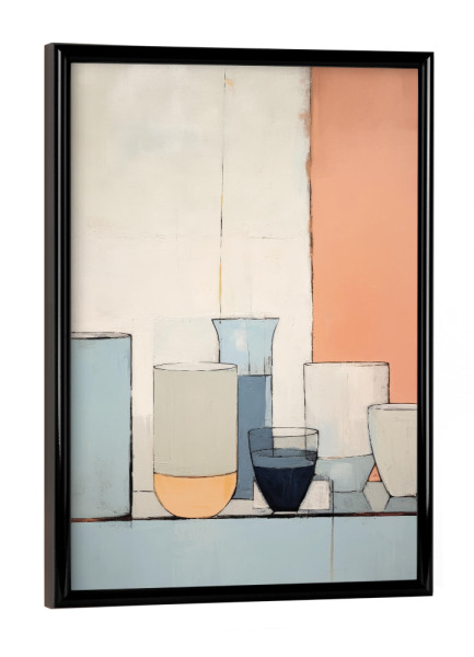 Poster mit schwarzem Rahmen "Pastel Still Life" artboxONE - Essen & Trinken,Abstrakt,Für Mama