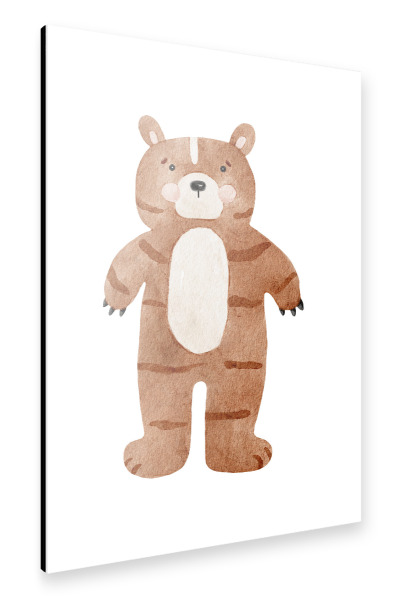 Alu-Dibond "Aquarell-Bär-Design" 30x20 cm artboxONE