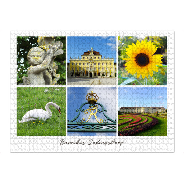 Puzzle Ravensburger "Barockes Ludwigsburg" artboxONE - Städte,Reise,Architektur,Reise / Länder