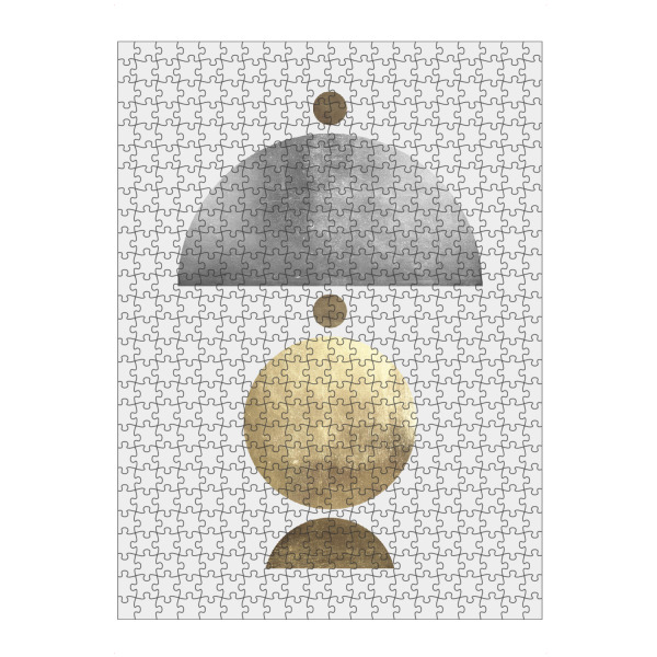 Puzzle Ravensburger "Metallic figures B" artboxONE - Abstrakt,Geometrie