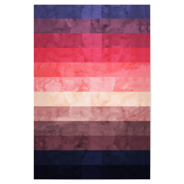 Poster 30x20 cm "Watercolor collage A" artboxONE - Abstrakt