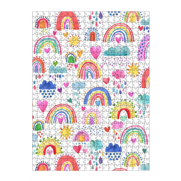 Puzzle Ravensburger "Rainbows Of Hope In The Sky" artboxONE - Natur,Für Kinder,Liebe,Für Mama,Lustig