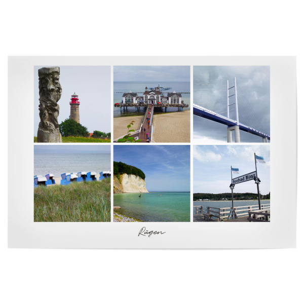 Poster "Rügen Impressionen" artboxONE - Natur,Reise,Architektur,Reise / Strand und Meer,Reise / Länder