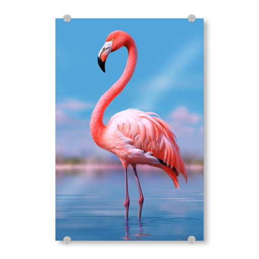 Love rosa Flamingo