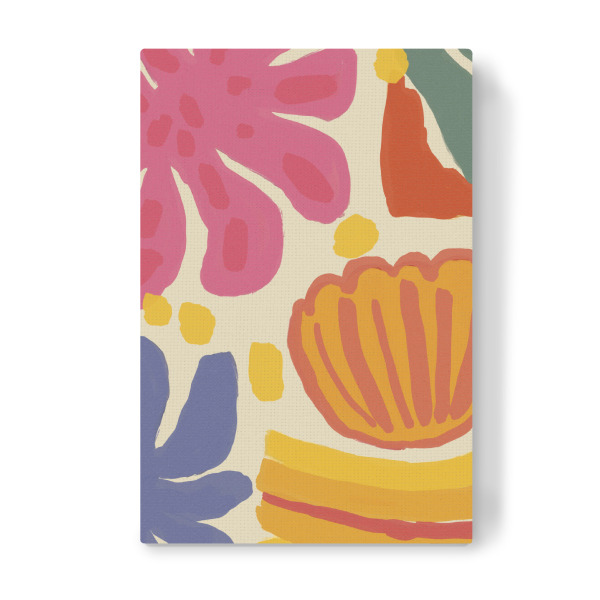Leinwandbild "Happy Summer (Four)" artboxONE - Floral,Abstrakt,Für Mama