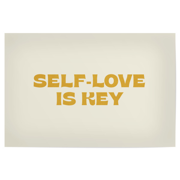 Poster 30x20 cm "Selbstliebe ist der Schlüssel" artboxONE - Typografie