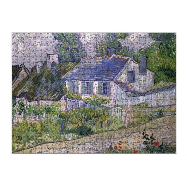 artboxONE Puzzle "Häuser in Auvers" artboxONE - Städte,Reise,Architektur,Für Mama,Für Papa