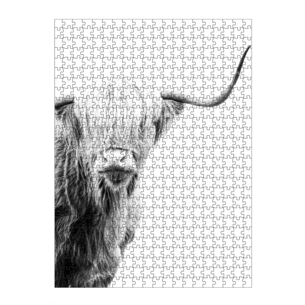 Puzzle Ravensburger "Highlander-Kuh I" artboxONE - Natur,Tiere