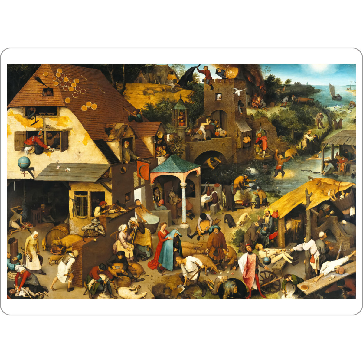 Tischset "Niederländische Sprichwörter" artboxONE - Städte,Für Kinder,Reise / Länder