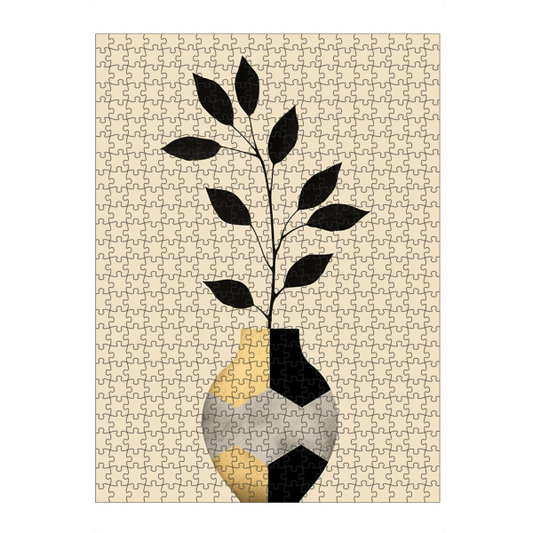 artboxONE Puzzle "Schwarzer Zweig" artboxONE - Natur,Floral,Abstrakt