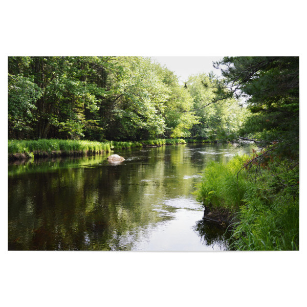 Poster 30x20 cm "Pittoreske Flusslandschaft" artboxONE - Natur,Reise,Reise / Länder