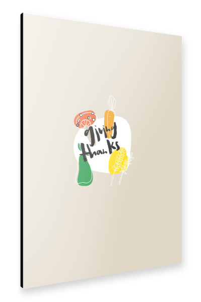 Alu-Dibond "Giving thanks" 30x20 cm artboxONE