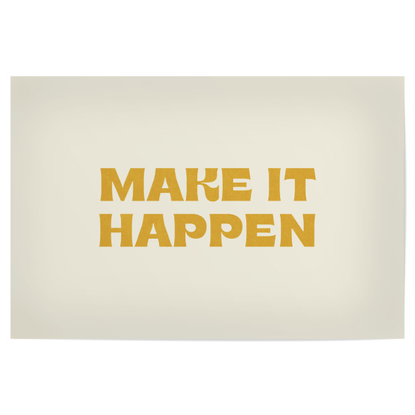 Poster 30x20 cm "Mach es möglich – Typografie" artboxONE - Typografie
