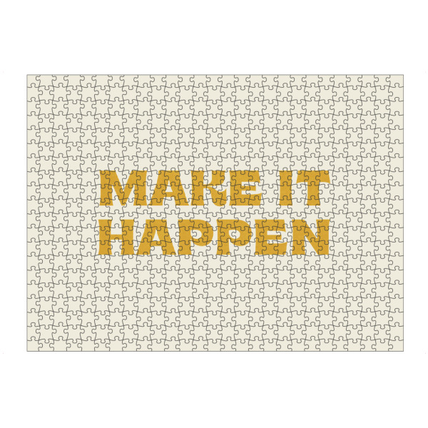 Puzzle Ravensburger "Mach es möglich – Typografie" artboxONE - Typografie