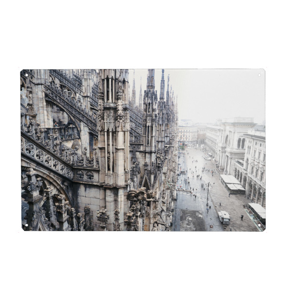 Holzbild "Mailand von oben" artboxONE - Architektur,Städte / Mailand